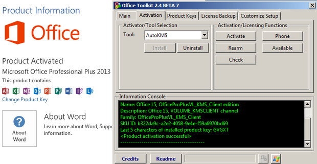 ms office 365 activation crack